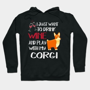 I Want Just Want To Drink Wine (3) Hoodie